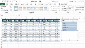 Excel2019透视表如何使用切片器