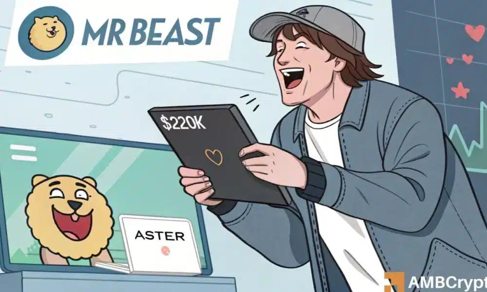 MrBeast 斥资 128 万美元押注 Aster——YouTuber 的明智之举还是冒险之举