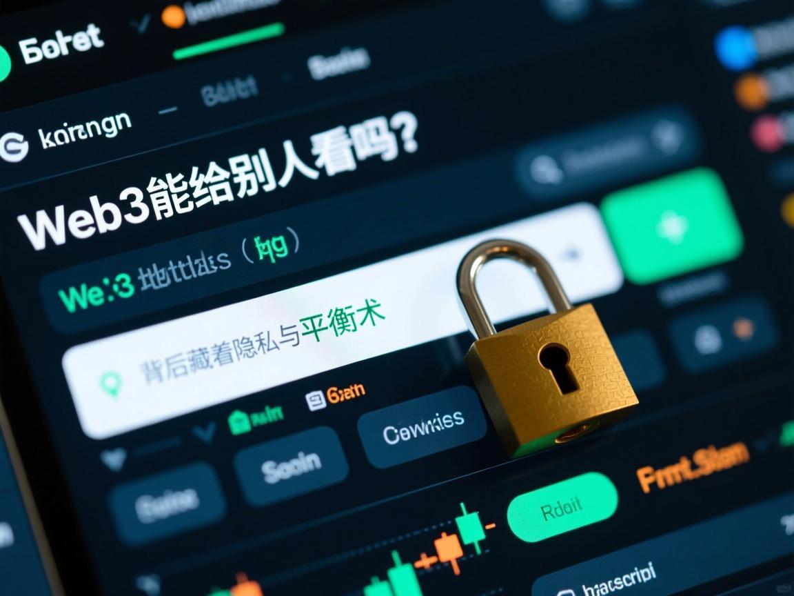 Web3地址能给别人看吗 这背后藏着隐私与安全的平衡术