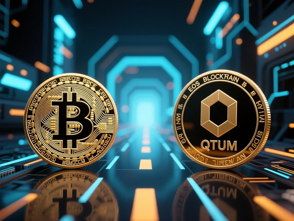 EOS币与QTUM币，两条通往区块链未来的不同路径