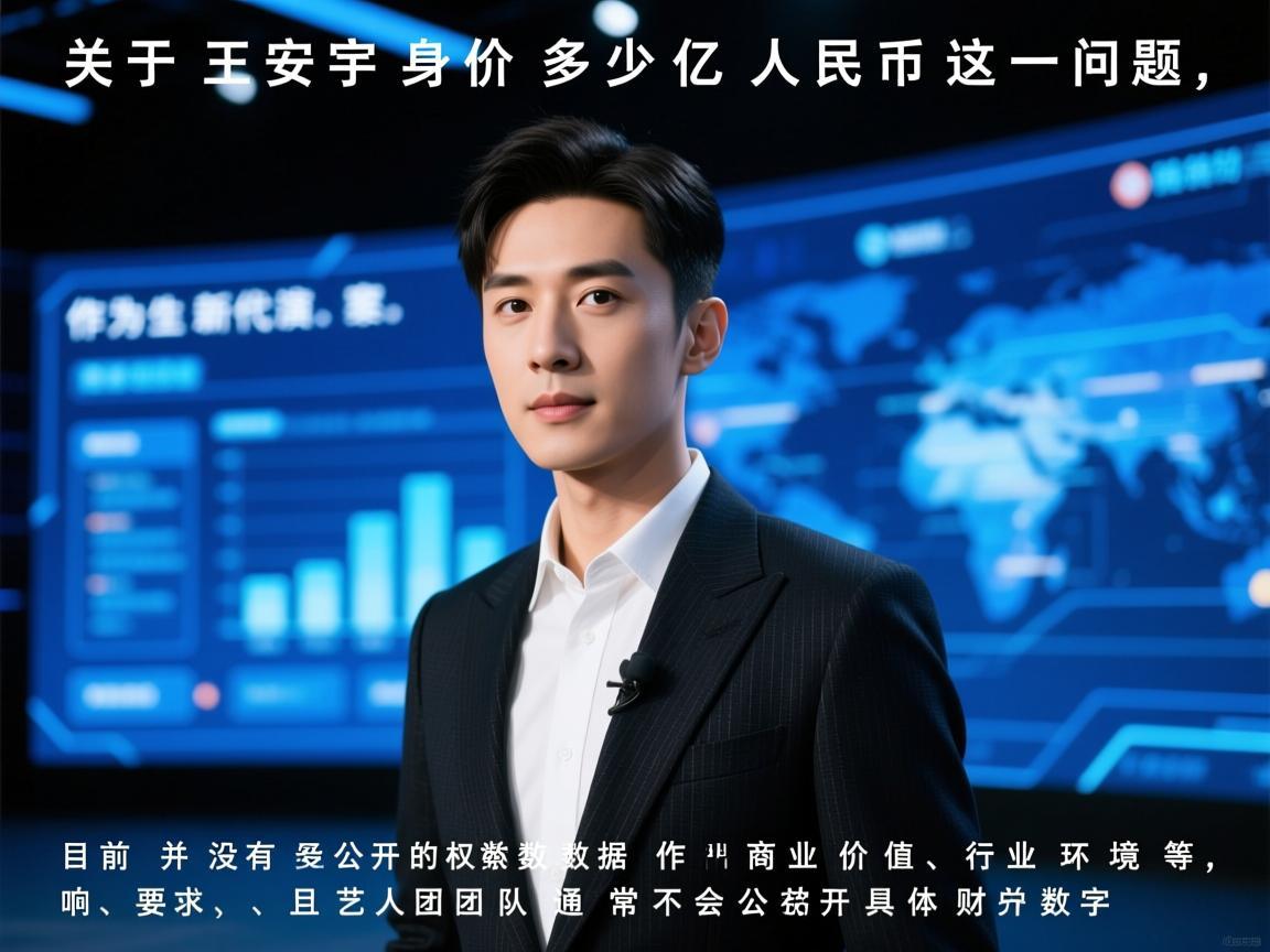 关于王安宇身价多少亿人民币这一问题，目前并没有公开的权威数据能够给出确切答案。作为新生代演员，王安宇的身价受多重因素影响，包括作品热度、商业价值、行业环境等，且艺人团队通常不会公开具体财务数字