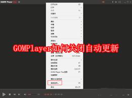 GOMPlayer如何取消始终保持顶端显示
