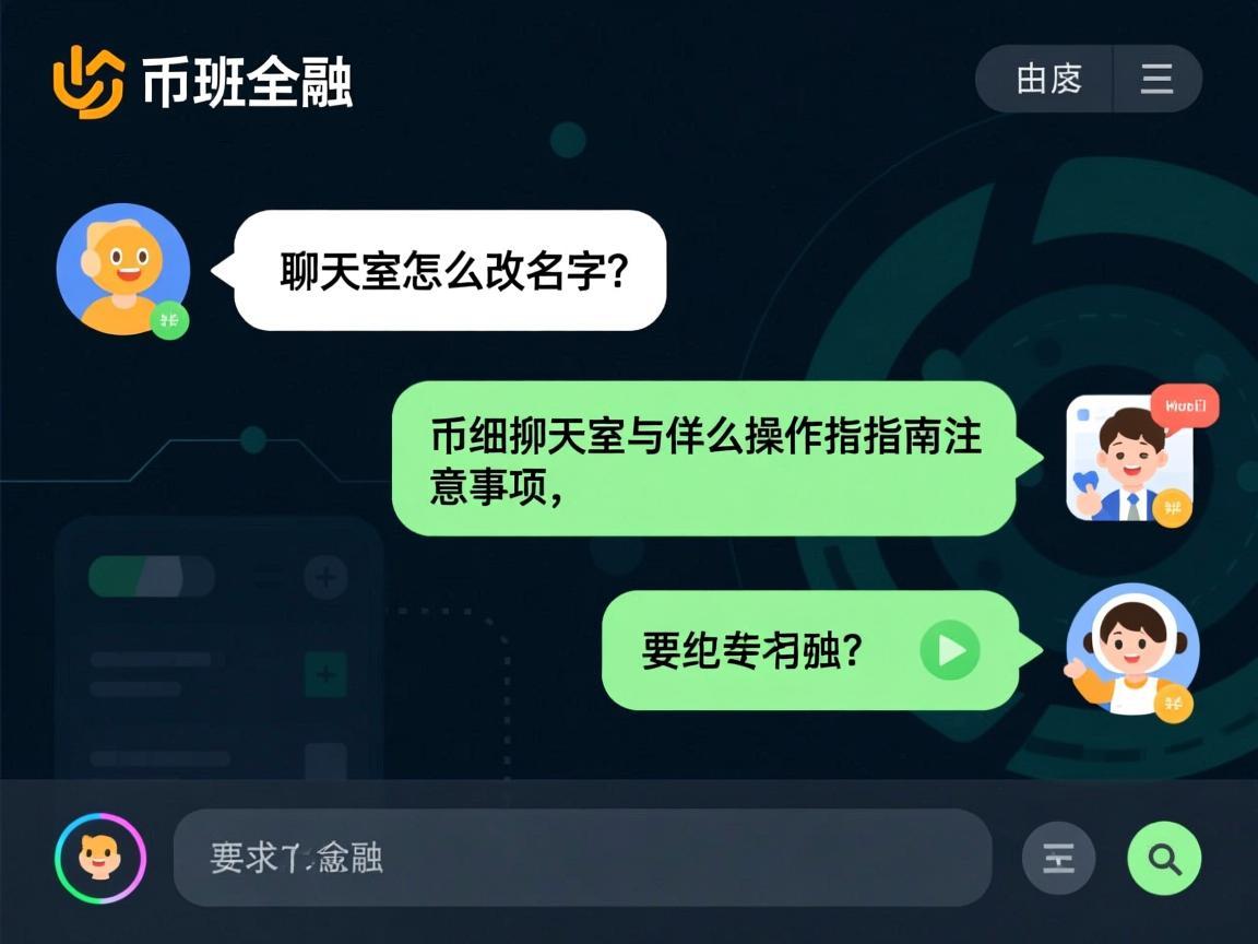 币安聊天室怎么改名字 详细操作指南与注意事项