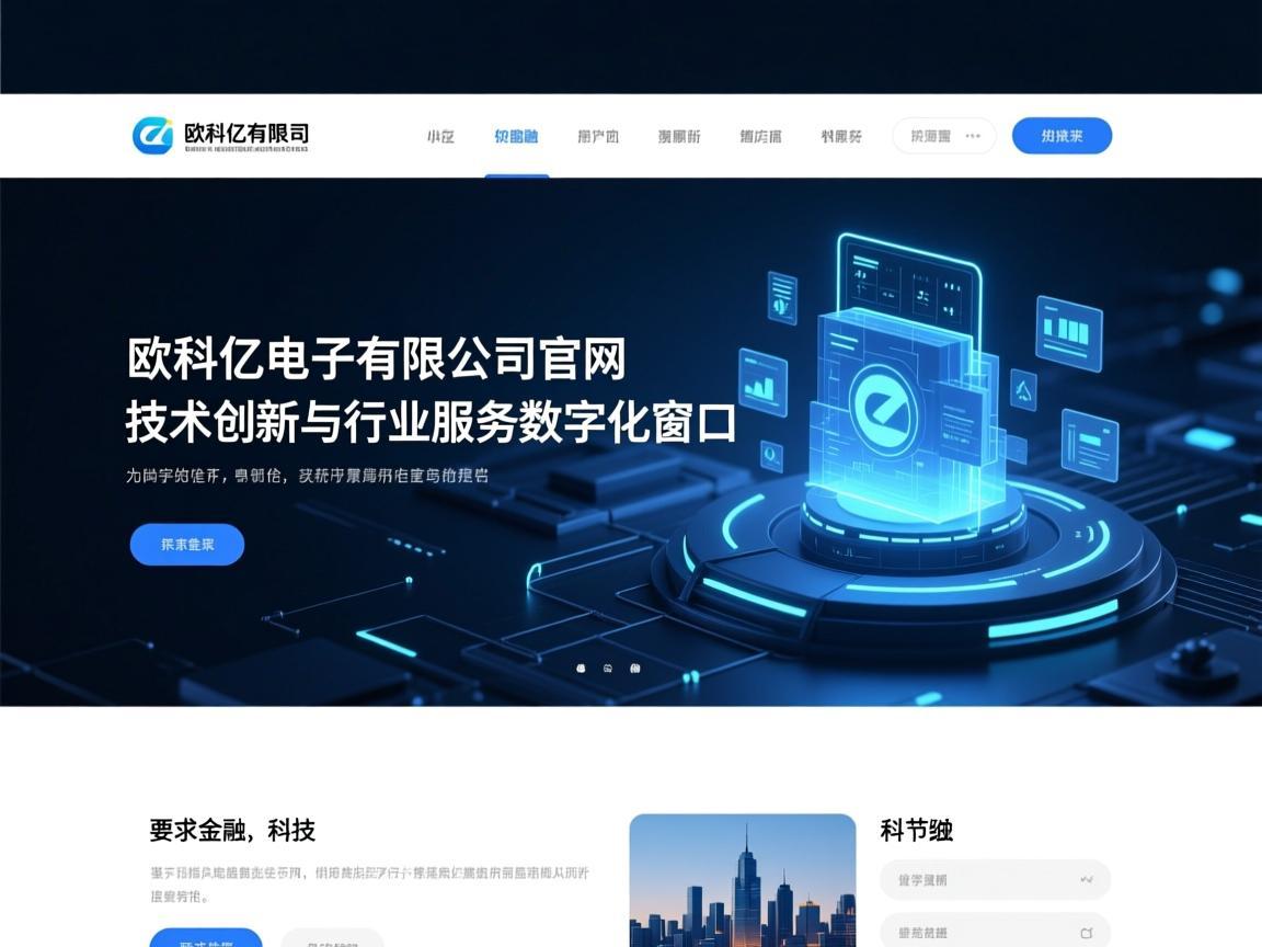 欧科亿电子有限公司官网，技术创新与行业服务的数字化窗口