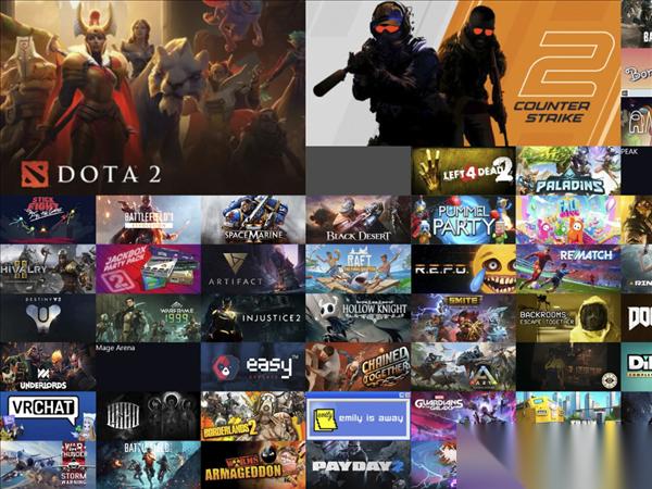 Steam游戏时长变视觉拼贴图，开源工具引热议