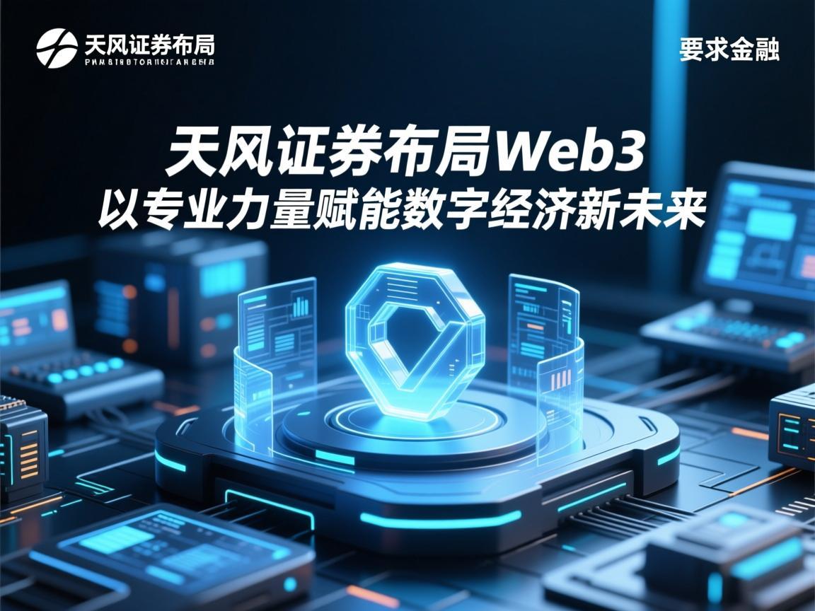 天风证券布局Web3，以专业力量赋能数字经济新未来