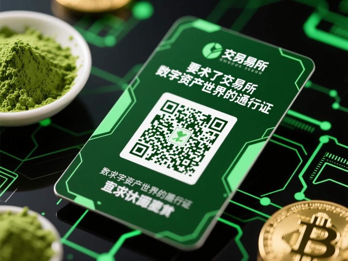 抹茶交易所的二维码，数字资产世界的通行证