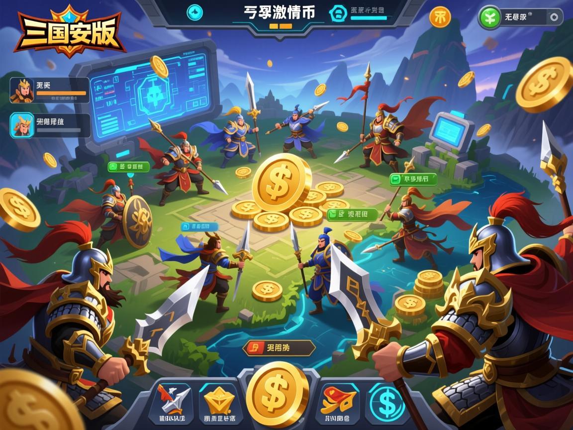 三国战安卓版无限币，策略与激情的无尽战场
