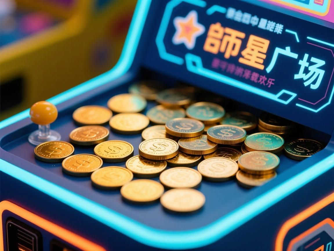 安州区汇星广场的游戏币，承载欢乐的小小硬币