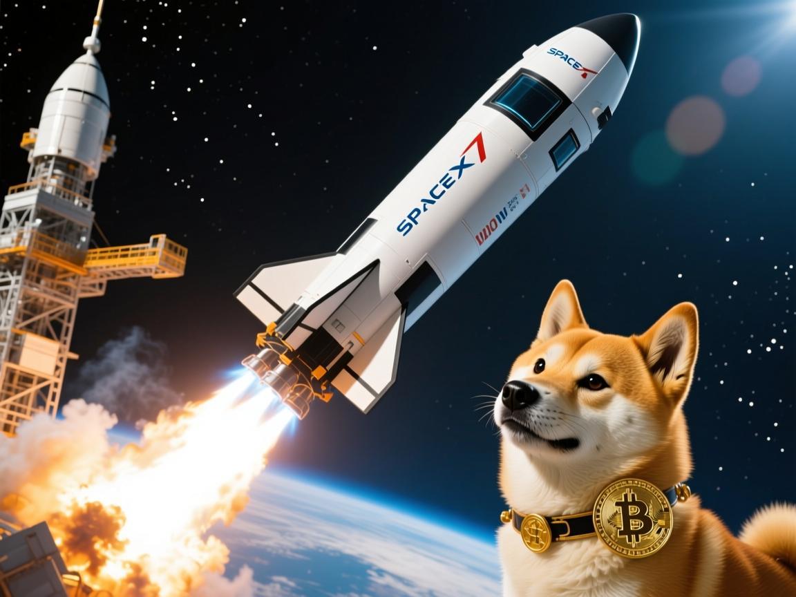 当火箭点燃加密梦想，SpaceX载人飞船与狗狗币的太空奇缘