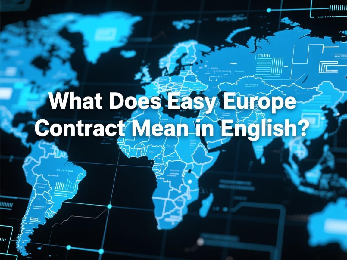 What Does Easy Europe Contract Mean in English