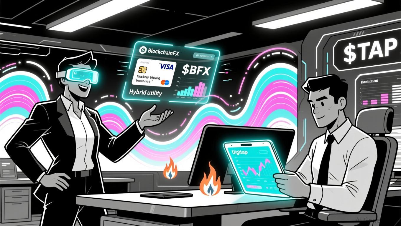 BlockchainFX ($BFX) 与 Digitap ($TAP)：哪家 2025 年加密货币预售项目具有最强的投资回报率潜力