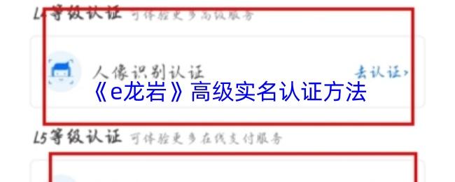 e龙岩 高级实名认证方法