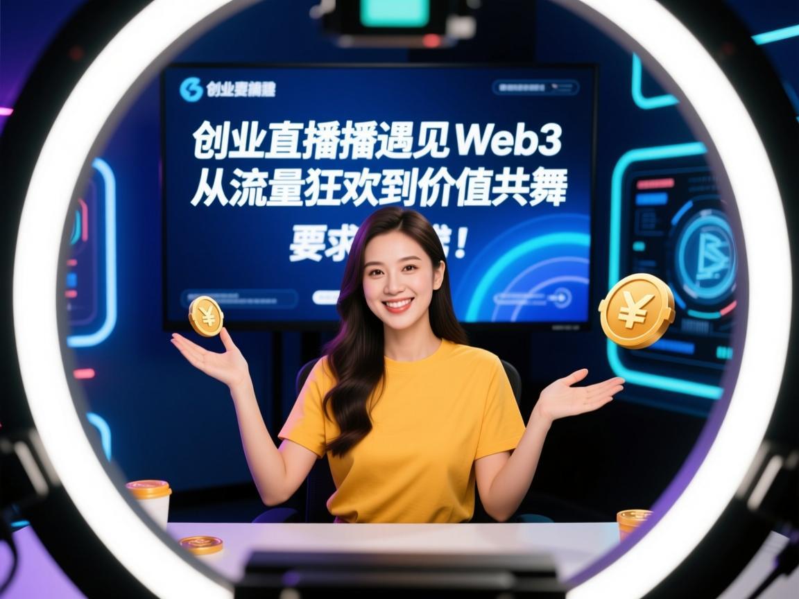 当创业直播间遇见Web3，从流量狂欢到价值共舞