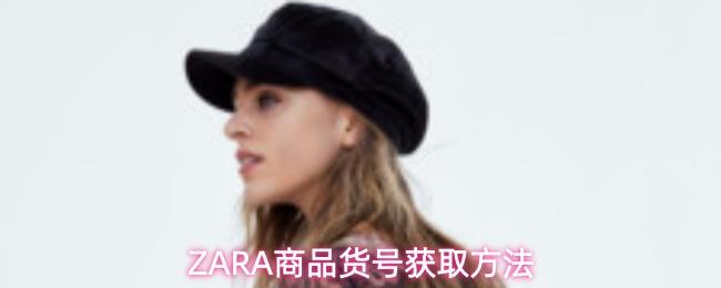 ZARA商品货号获取方法