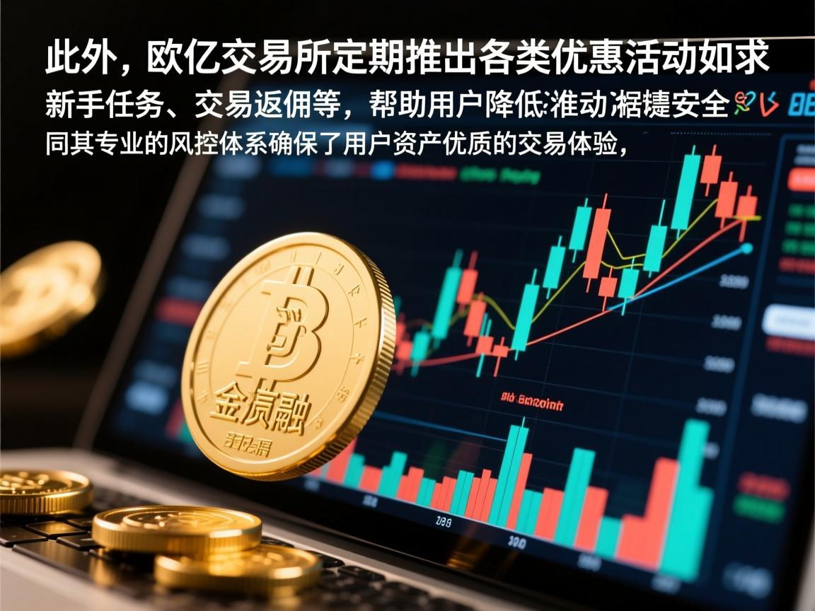 此外，欧亿交易所定期推出各类优惠活动，如新手任务、交易返佣等，帮助用户降低交易成本。其专业的风控体系确保了用户资产的安全隔离，同时深度流动性和精准的行情数据为用户提供了优质的交易体验