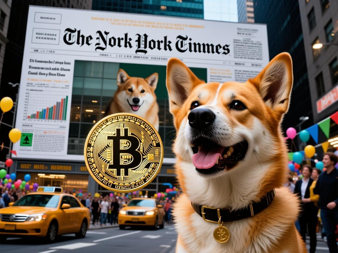 纽约时报聚焦狗狗币，从迷因狂欢到现实支付落地的探索之路