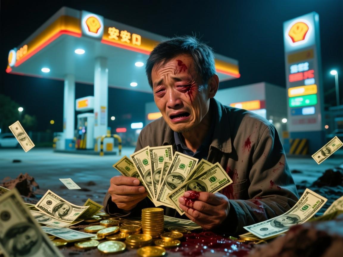 六安加油站冥币，荒诞背后的民生之痛