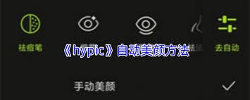 hypic如何实现自动美颜