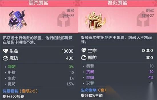 龙魂旅人堕落女武神装备选择攻略