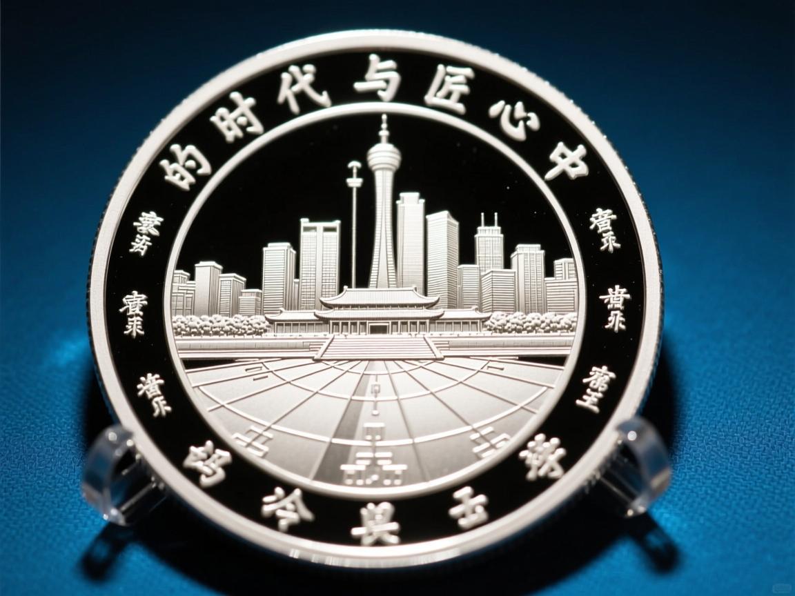 雄安纪念币银盘，凝固的时代坐标与匠心之美