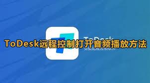 ToDesk如何开启音频播放