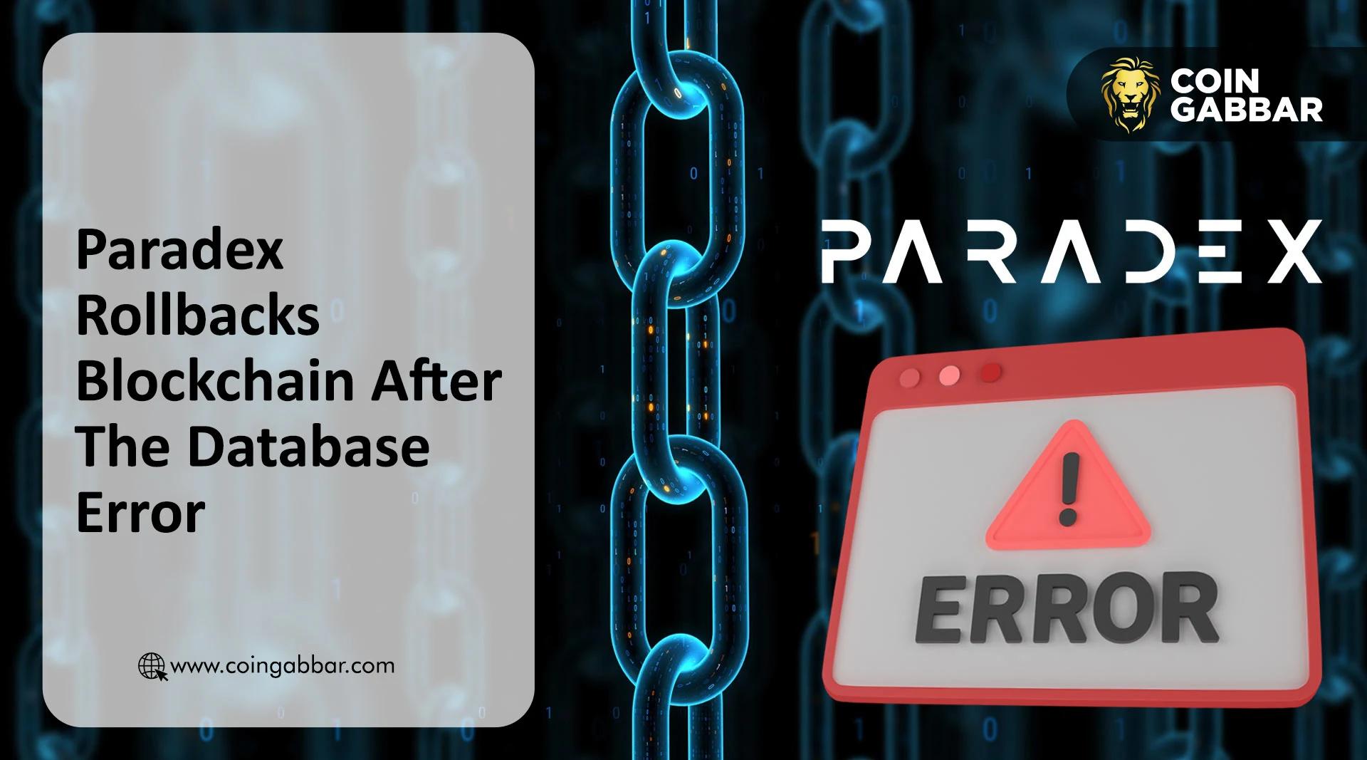 Paradex比特币0美元故障引发清算和回滚