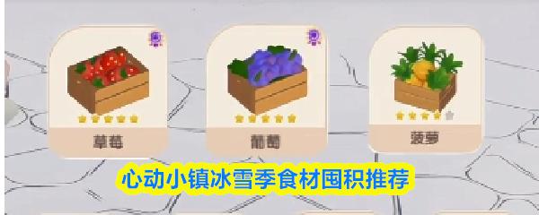 心动小镇冰雪季食材囤积推荐
