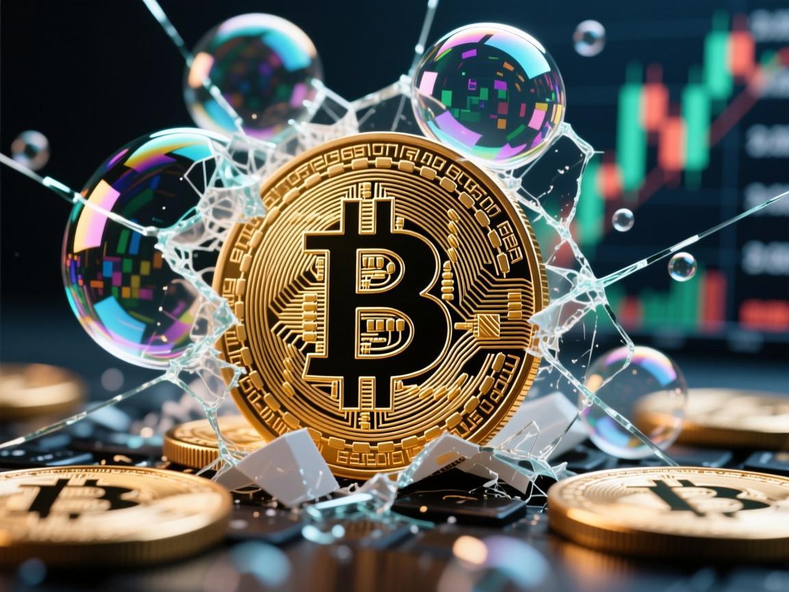 比特币价格崩溃，泡沫破裂与市场重估