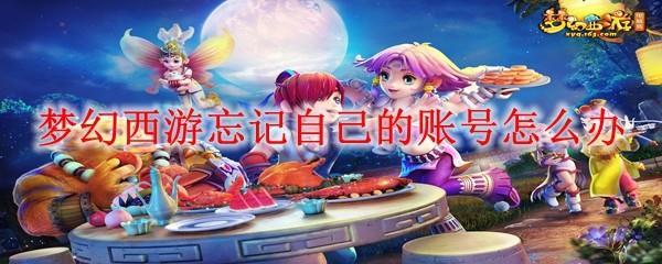 梦幻西游忘记自己的账号怎么办