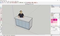SketchUp模型怎么贴材质