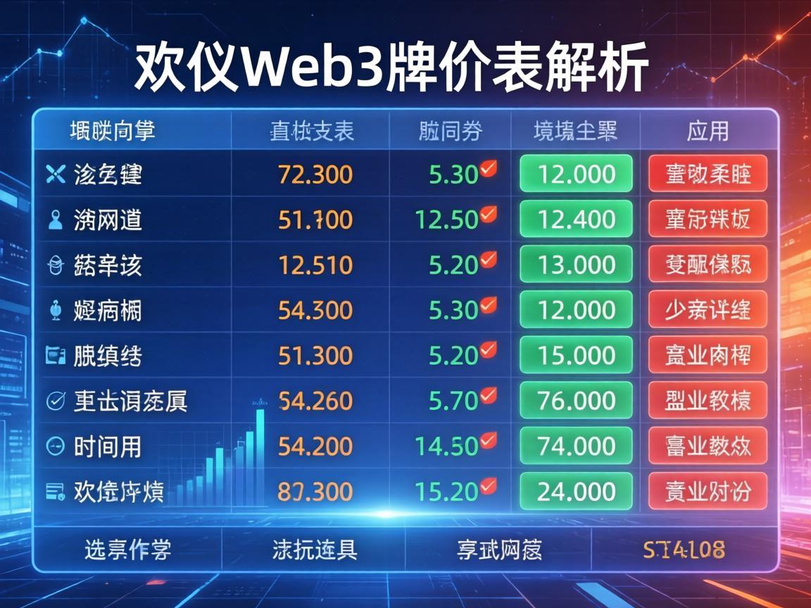 欧义Web3牌价表解析与应用