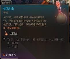 博德之门3常见消耗品效果怎么样