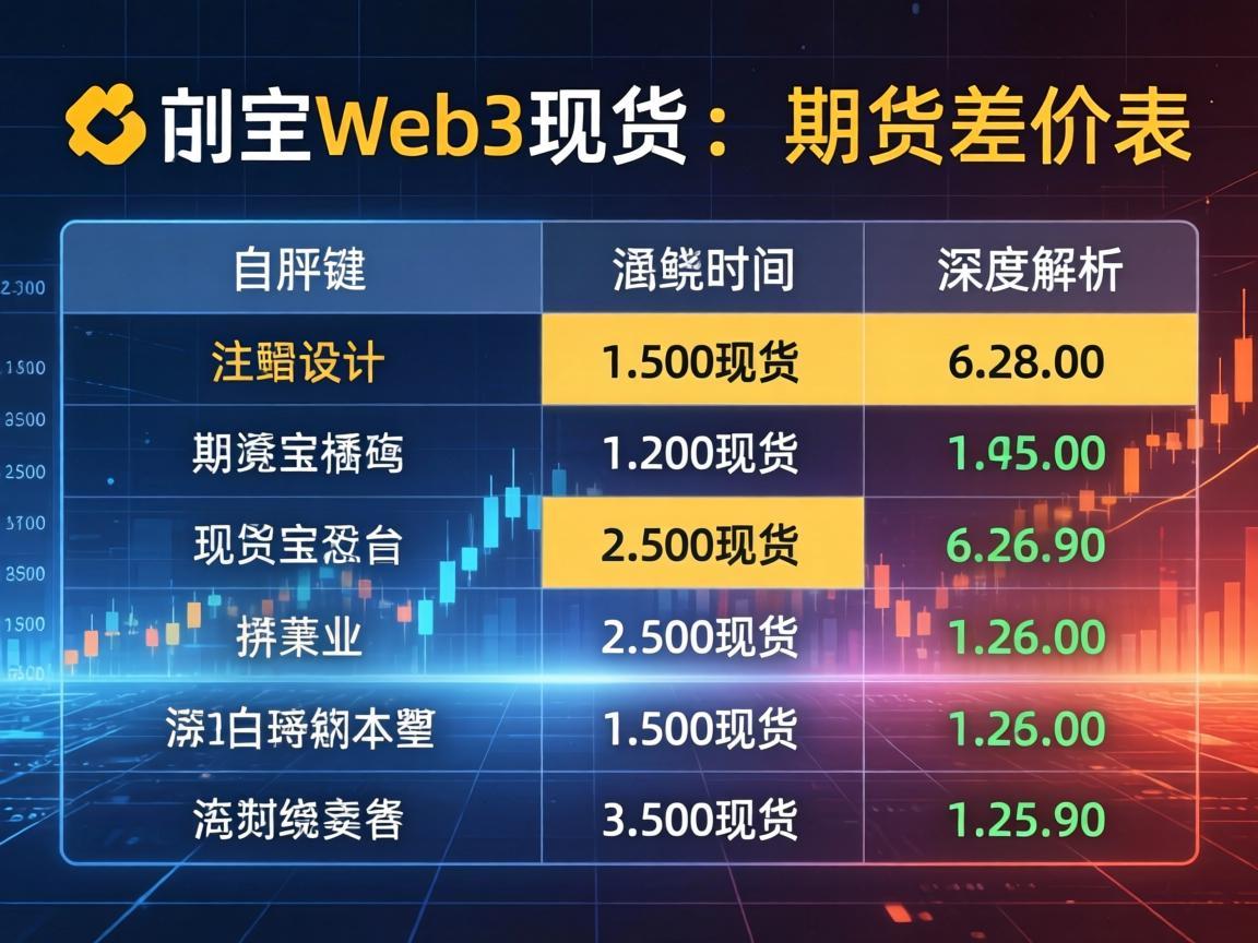 币安Web3现货与期货差价表深度解析