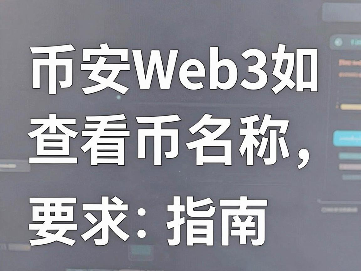 币安Web3如何查看币名称，全面指南