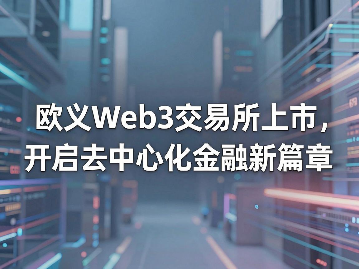 欧义Web3交易所上市，开启去中心化金融新篇章
