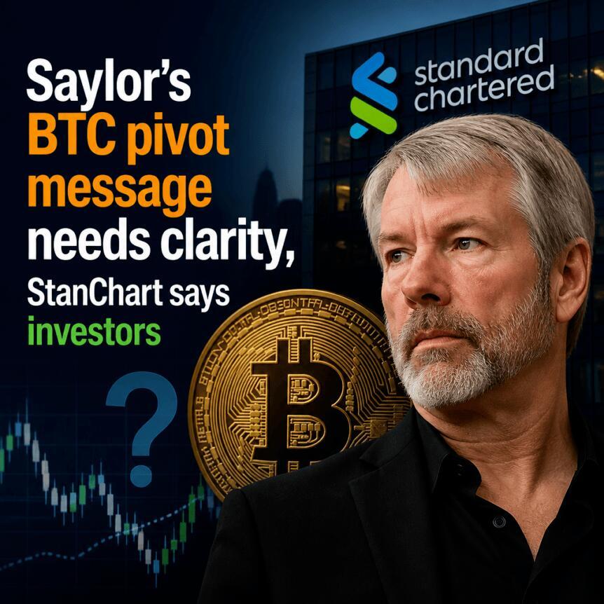 渣打银行：Saylor的比特币转向言论需更清晰